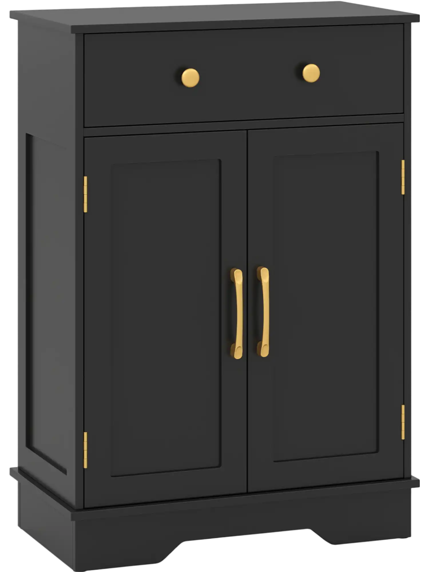 Costway Modern Buffet Sideboard Floor Storage Cabinet w/ Doors Drawer Adjustable Shelf 471935268 New