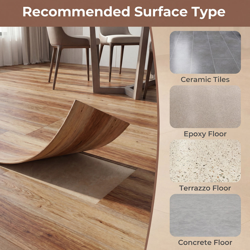 Floor Tile Vinyl Flooring Waterproof Vinyl Plank Flooring - Gallery View 9 of 10