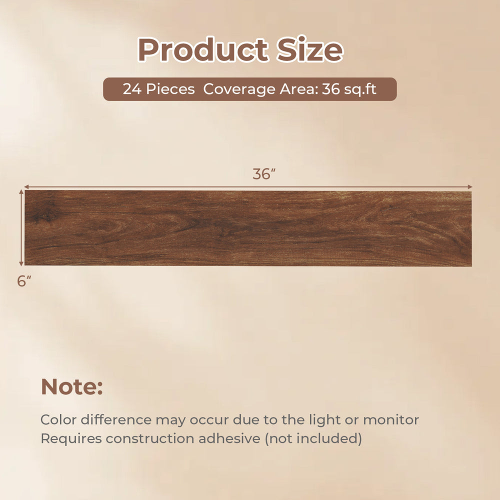 Floor Tile Vinyl Flooring Waterproof Vinyl Plank Flooring - Gallery View 4 of 10
