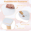 Flower-shaped kids table set with solid pine wood legs, featuring easy-to-clean surface and rounded corners for safety.