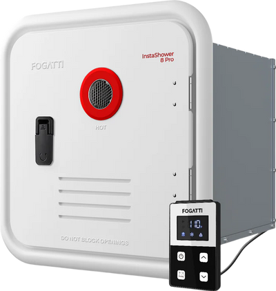 Fogatti InstaShower 8 Pro RV Tankless Water Heater 55,000 BTU 2.9 GPM New