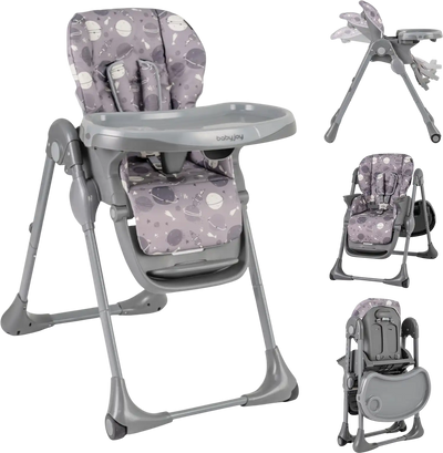 Costway Foldable Baby High Chair w/ Detachable Cushion 43282340 New