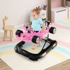 Convertible Baby Walker with 3 Adjustable Height Settings-Pink - Gallery View 1 of 10
