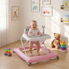 Foldable Baby Walker with Removable Seat and Adjustable Height for 6-12 Months-Pink - Gallery View 1 of 9