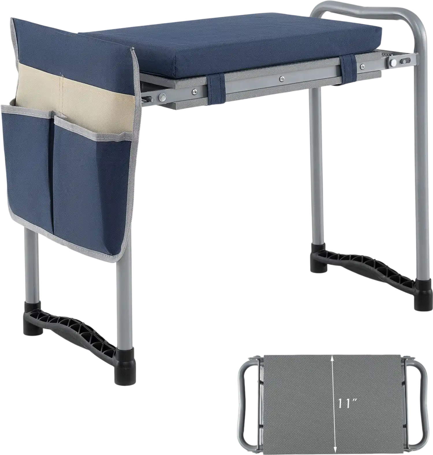 Costway Foldable Garden Kneeler Seat for Seniors Gardeners 96612829 New