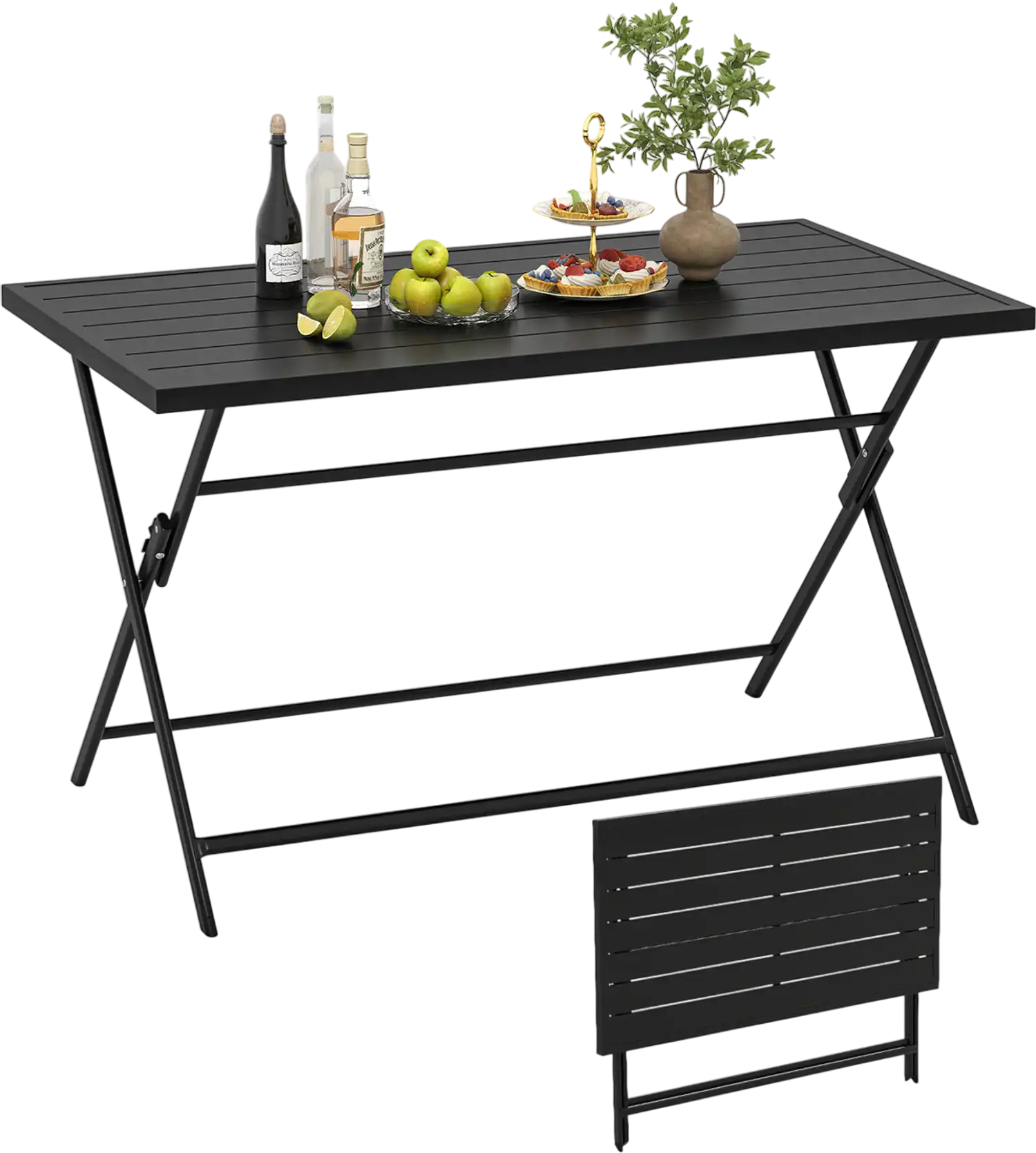Costway Foldable Outdoor Patio Dining Table 48