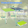 Foldable ping pong table dimensions with adjustable height, compact design in blue and green for versatile indoor and.