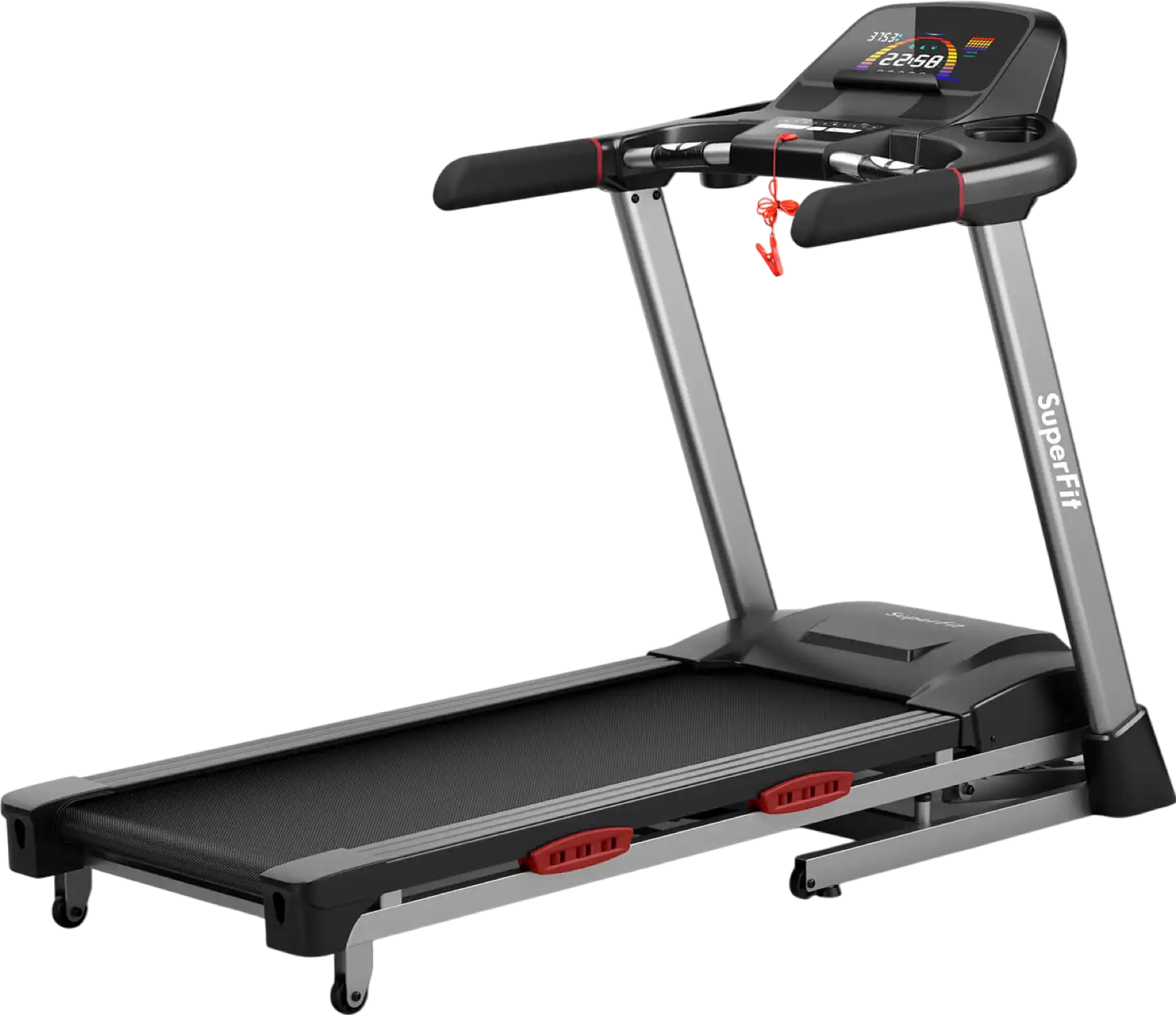 Costway Folding Treadmill 4.75 HP with Auto Incline and 20 Preset Programs New