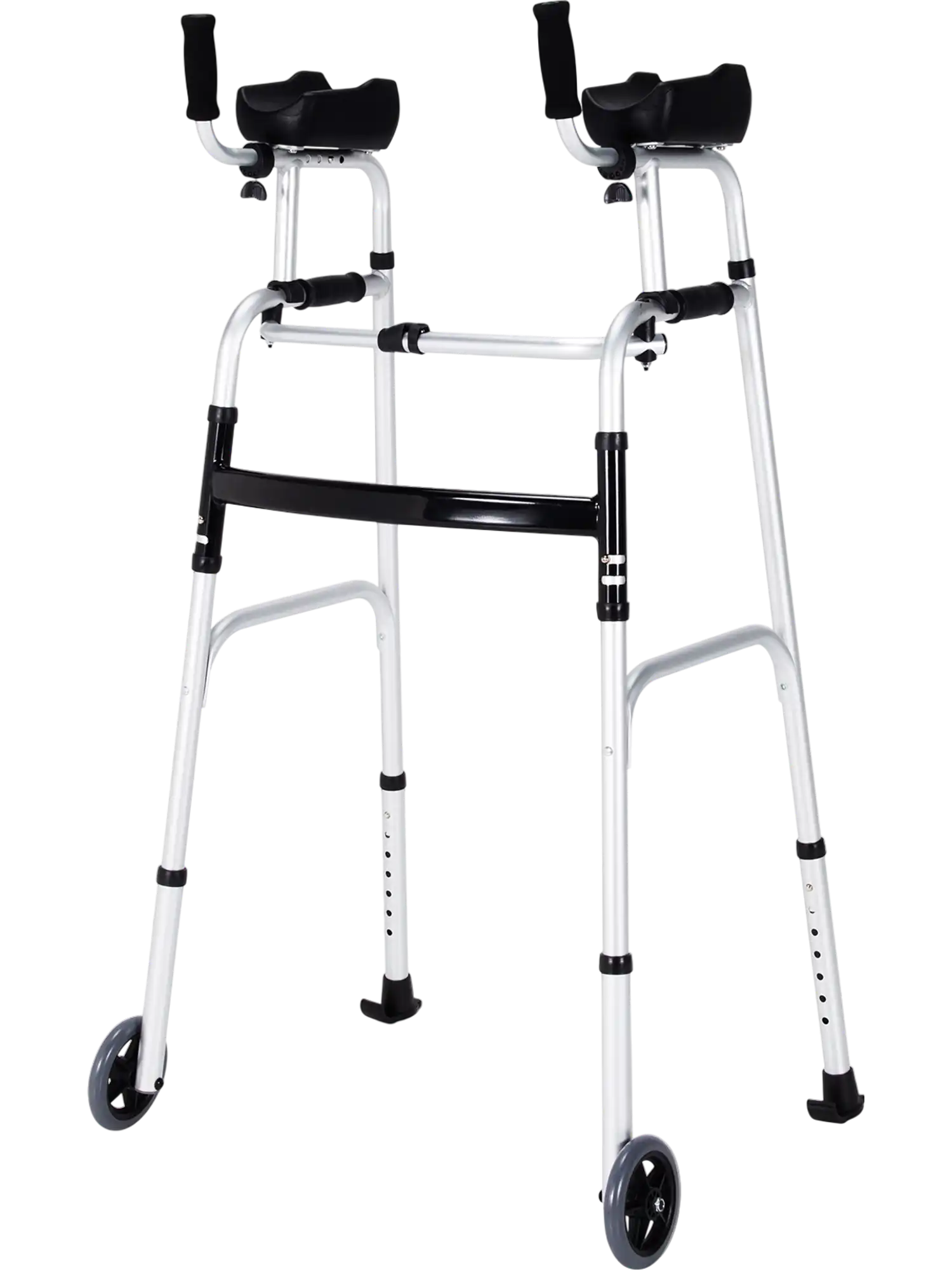 Costway Foldable Lightweight Aluminum Alloy Rehabilitation Walker Rollator 71263589 New