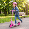 Folding Aluminum Alloy Scooter with 3 Adjustable Heights-Pink - Gallery View 1 of 10
