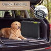 Folding dog ramp for large dogs features a non-slip surface and sturdy handles for easy transport and storage.