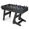 Folding Foosball Table with 22 Players and Slide Scorers Space-Saving Game Table-Black - Gallery View 1 of 1
