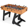 Folding Foosball Table with 22 Players and Slide Scorers Space-Saving Game Table-Natural - Gallery View 1 of 1