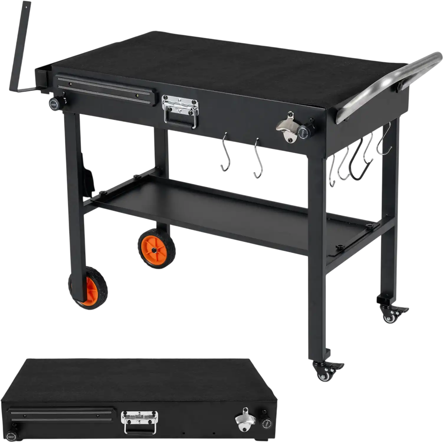 Costway Folding Grill Cart for 17