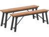 Folding Picnic Bench Set Rectangular Acacia Wood Dining Camping BBQ Benches