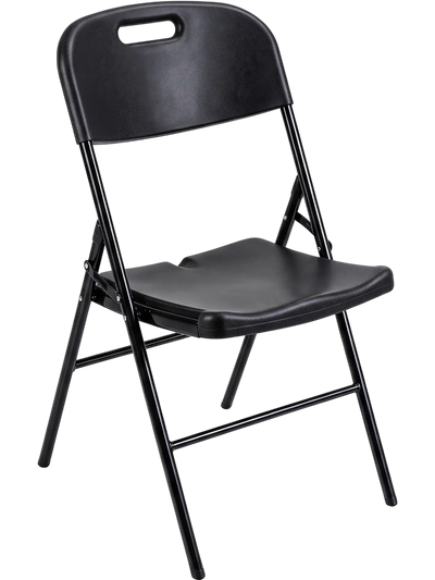 Costway Folding Plastic Chairs 4 Pack HDPE Indoor Outdoor 330 lbs 82196825 New