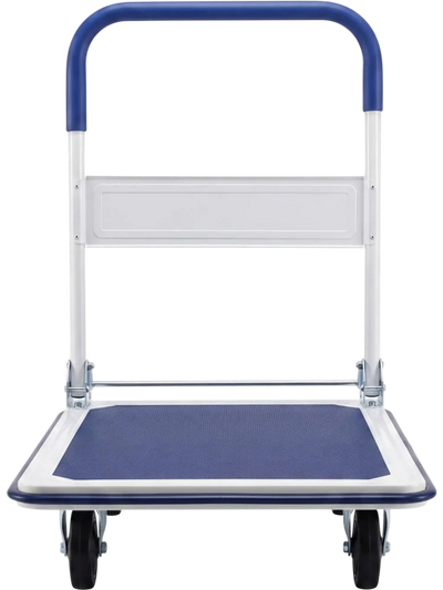 Costway Folding Platform Hand Truck 4-Wheel Collapsible Bed Moving Cart 99675940 New
