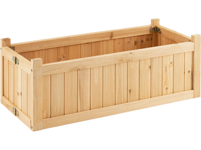 Costway Folding Wooden Raised Garden Bed Planter Box Removable Bottom 61798045 New