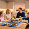 Food Warming Mat Rollable and Portable Electric Warming Tray with Fasting Heating-Blue - Gallery View 1 of 10