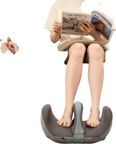 Costway Foot & Calf Massager w/ Heat Gray 13794865 New