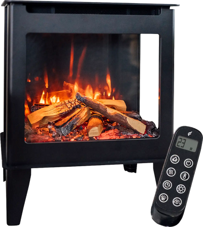 Forge & Flame Fuzion-EX Electric Fireplace 5000 BTU Heat 1500W 120V New