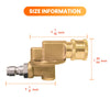 Giraffe Tools Pressure Washer Pivoting Coupler 1/4" New