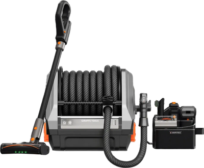 Giraffe Tools GrandFlux Retractable Vacuum Cleaner 40 ft 1200W New