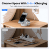 Giraffe Tools WLA2303US 3-in-1 Wireless Charging Station 15W New
