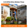 Giraffe Tools Crossfalls Ultra Retractable Pressure Washer 1650PSI 2.6GPM 50FT New