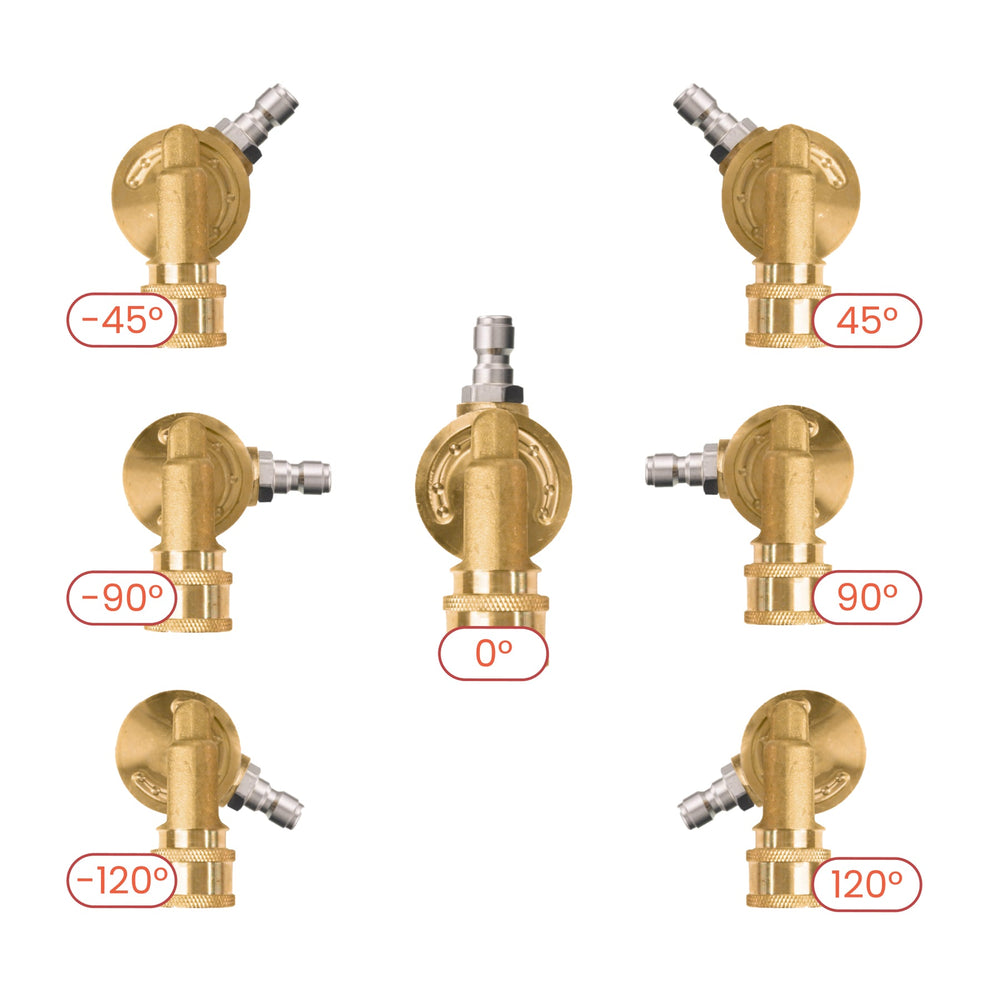 Giraffe Tools Pressure Washer Pivoting Coupler 1/4" New