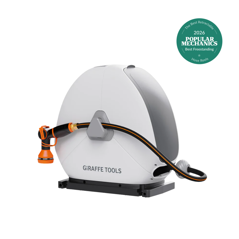 Giraffe Tools Ground-Mounted Retractable Hose Reel New