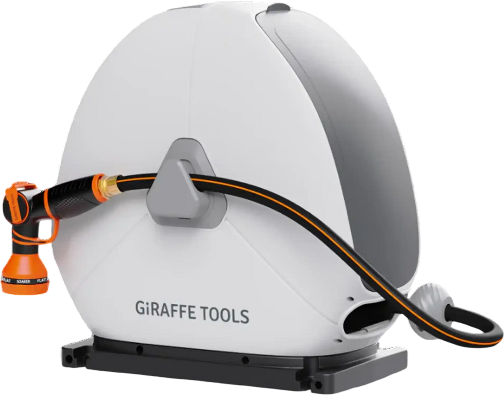 Giraffe Tools Ground-Mounted Retractable Hose Reel New