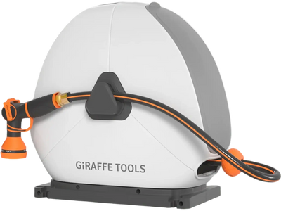 Giraffe Tools Ground-Mounted Retractable Hose Reel 5/8in-92ft New