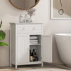 Free Standing Bathroom Storage Cabinet with Large Drawer - Gallery View 1 of 10