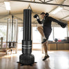 Freestanding 71-inch punching bag with 25 suction cups, ideal for boxing and kickboxing training, includes gloves.
