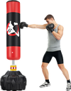70 Inch Freestanding Punching Bag with Fillable Base 12 Suction Cups and Shock Absorbers
