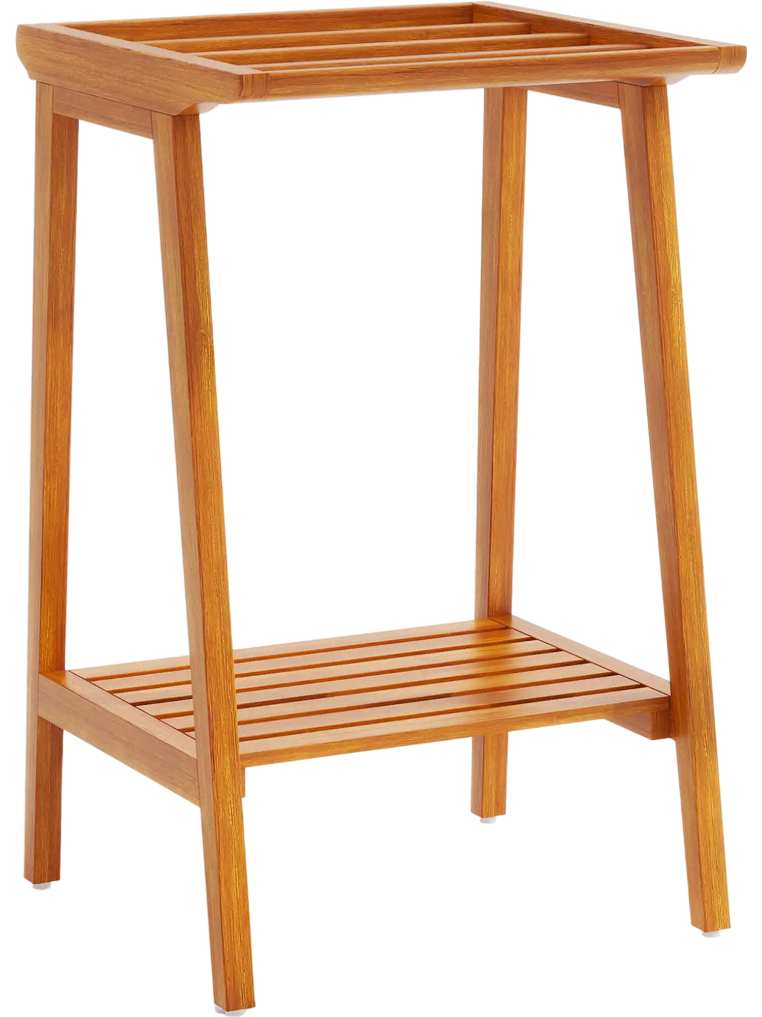 Costway Freestanding Bathroom Towel Rack with Storage Shelf 67234951 New