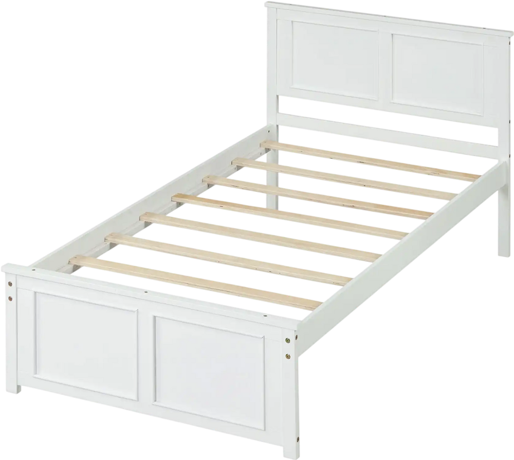 Full/Queen/Twin Size Platform Bed Frame with Headboard - Gallery View 1 of 10