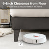 Full/Queen size upholstered platform bed with tufted headboard and 6" clearance for easy cleaning and stability.