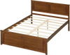 Full/Queen/Twin Size Wooden Bed Frame with Headboard - Gallery View 1 of 10