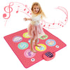 Colorful Fun Dance Mat for Kids featuring piano sounds, cartoon patterns, and soft padded surface for interactive play.