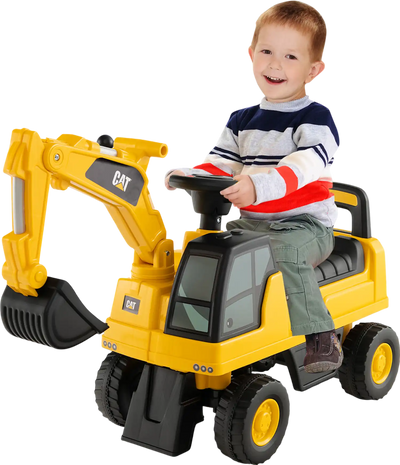 Costway Licensed Caterpillar Kids Ride-On Digger Yellow 74539826 New