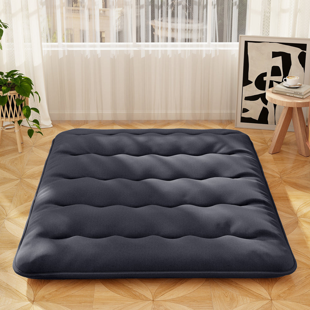 Futon Mattress with Washable Cover and Foldable Mat-Queen Size - Gallery View 1 of 10
