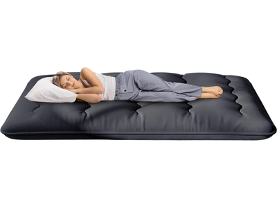 Costway Full Size Futon Mattress Foldable Mat Washable Cover 21496387 New