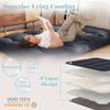Futon mattress with a 5-layer design, breathable and soft, ideal for camping, yoga, or as a kid's play mat.