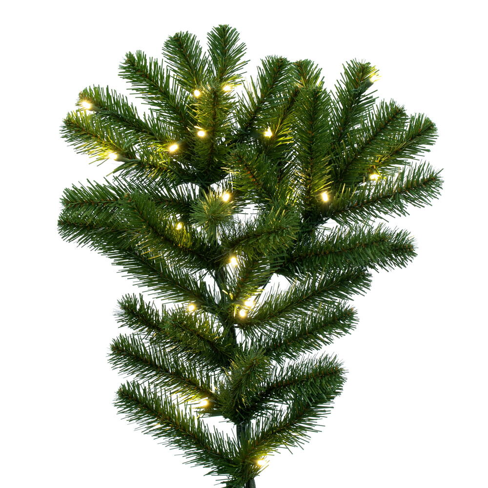 Vickerman Deluxe Sequoia Pine Artificial Christmas Tree 10' x 76" Warm White LEDs New