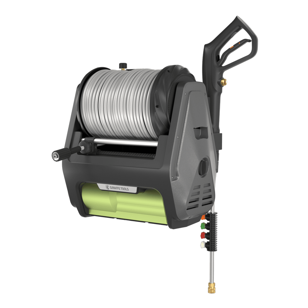 Giraffe Tools Grandfalls PRO Special Edition Retractable Pressure Washer 3400 PSI 1.2 GPM 100ft New