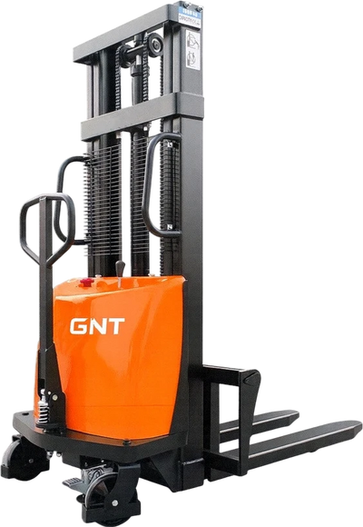 GNT G33S-118 Fork-Over Stacker Semi-Electric 118 in. Height 3300 lb. Capacity 12V New