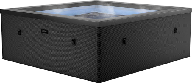 Wave Garda Eco Foam Hot Tub 6-Person Square Spa with Integrated Heater New