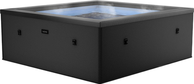 Wave Garda Eco Foam Hot Tub 6-Person Square Spa with Integrated Heater New